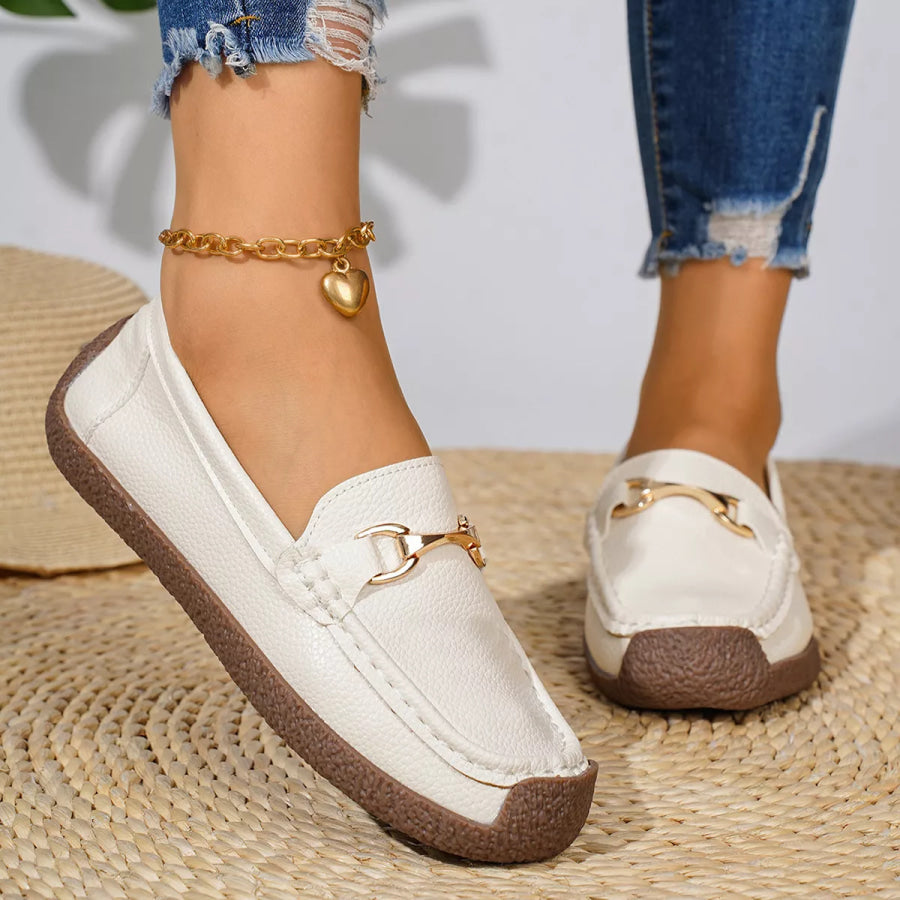 Round Toe Slip-Ons Apparel and Accessories