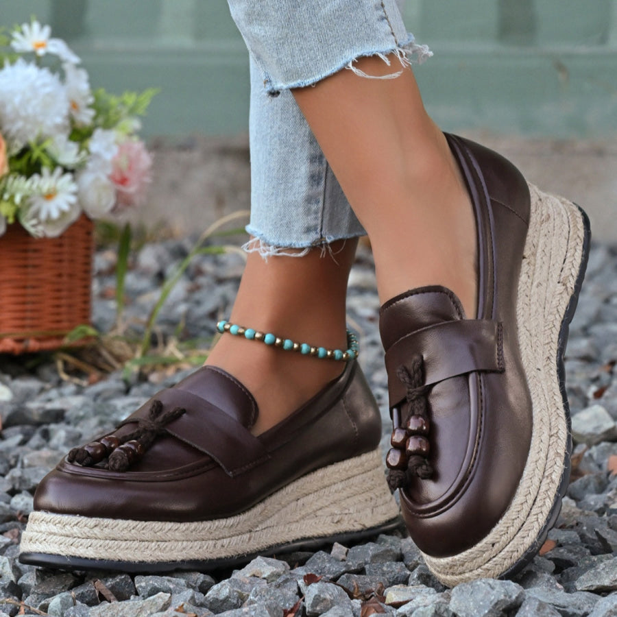 Round Toe Slip-Ons Apparel and Accessories
