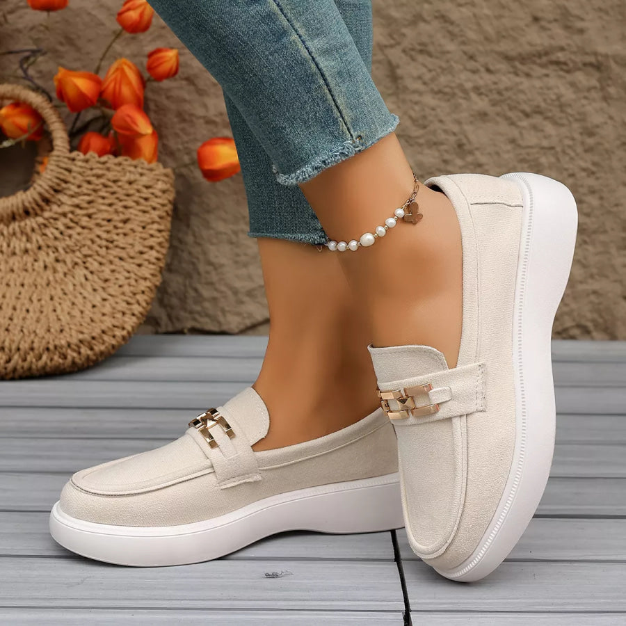 Round Toe Slip-Ons Apparel and Accessories