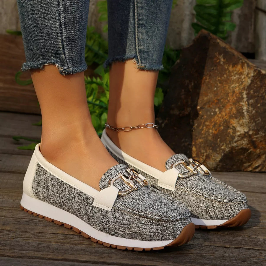 Round Toe Slip-Ons Apparel and Accessories