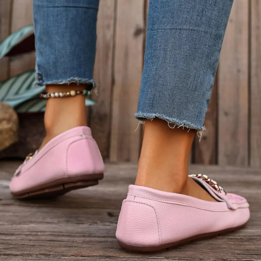 Round Toe Slip-Ons Apparel and Accessories