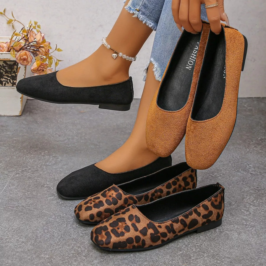 Round Toe Slip-Ons Apparel and Accessories