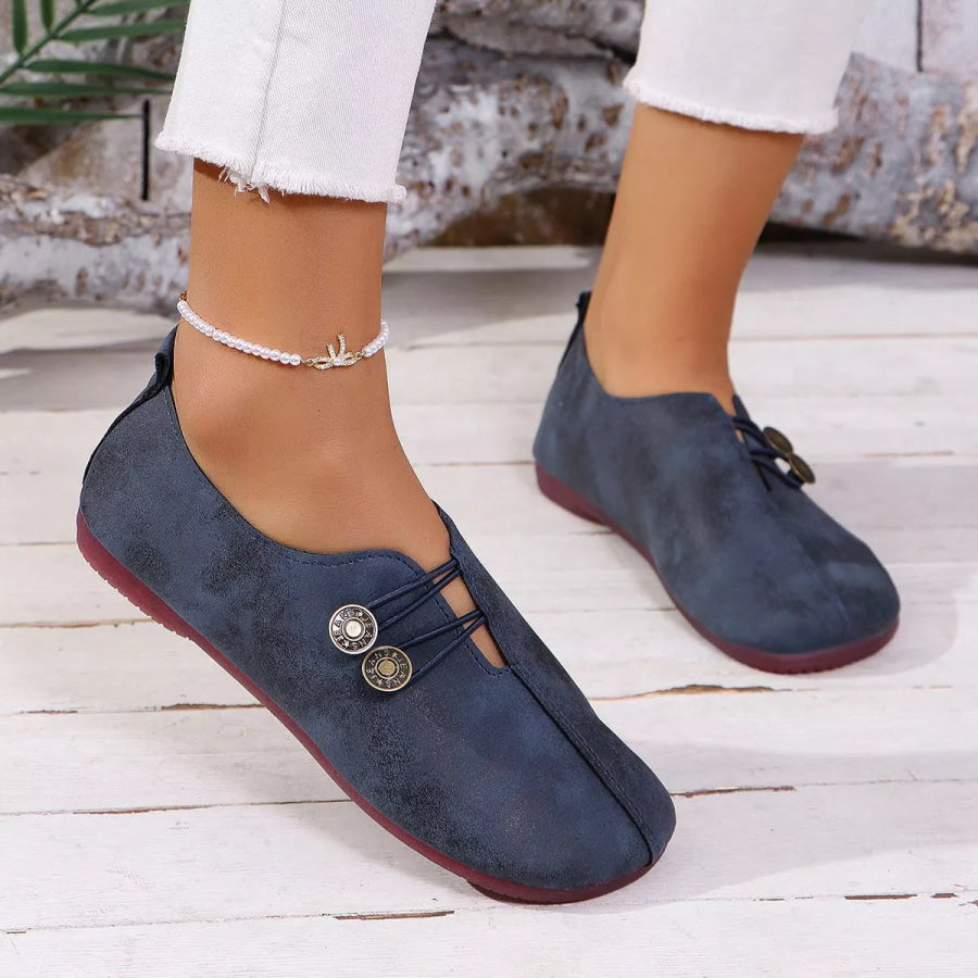Round Toe Slip-Ons Apparel and Accessories