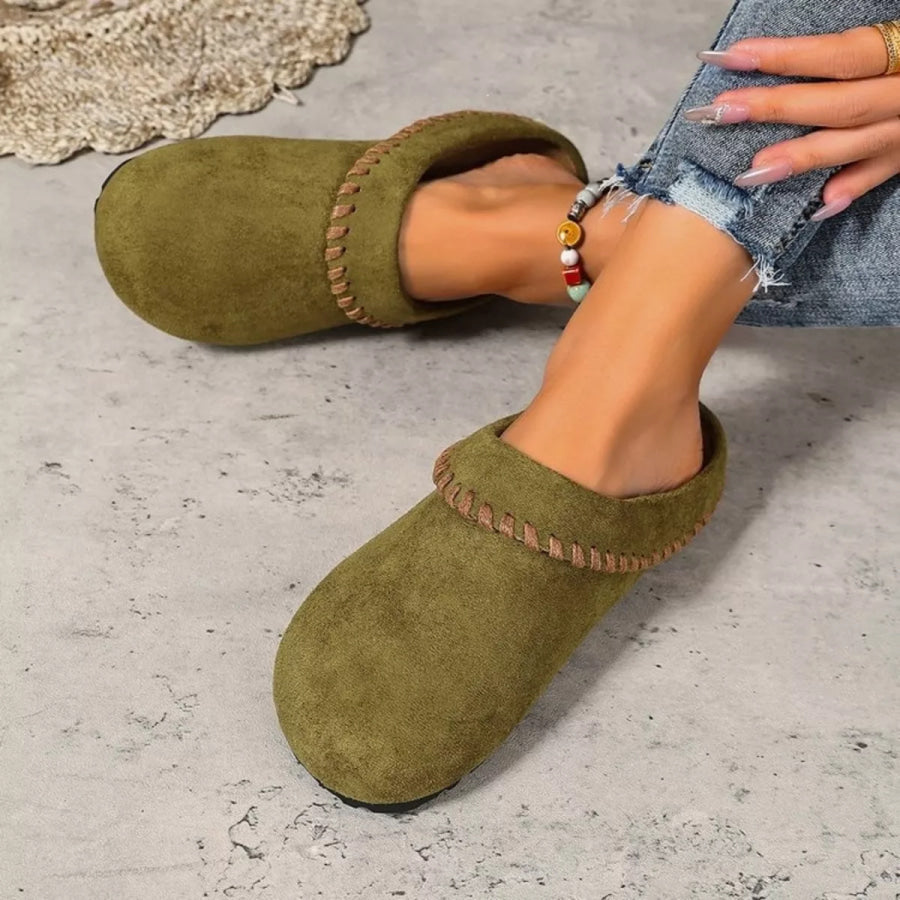 Round Toe Slip-Ons Apparel and Accessories