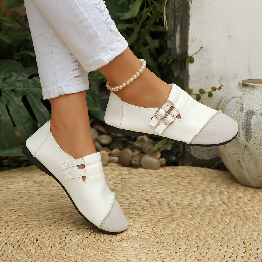 Round Toe Slip-Ons Apparel and Accessories