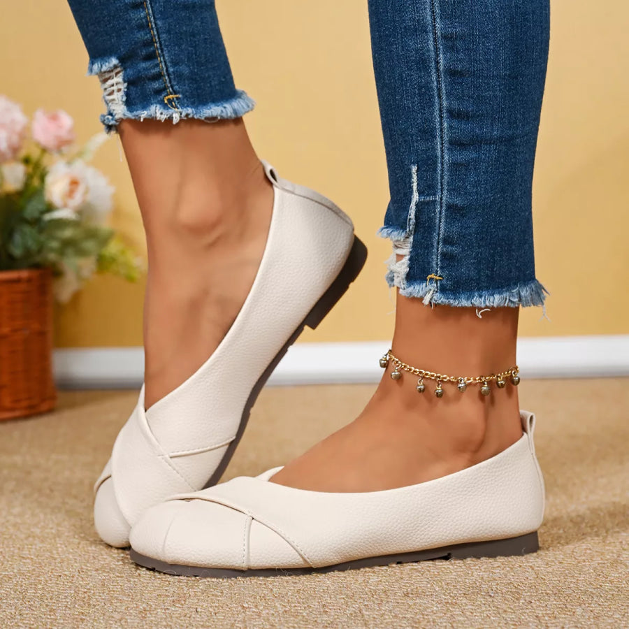 Round Toe Slip-Ons Apparel and Accessories