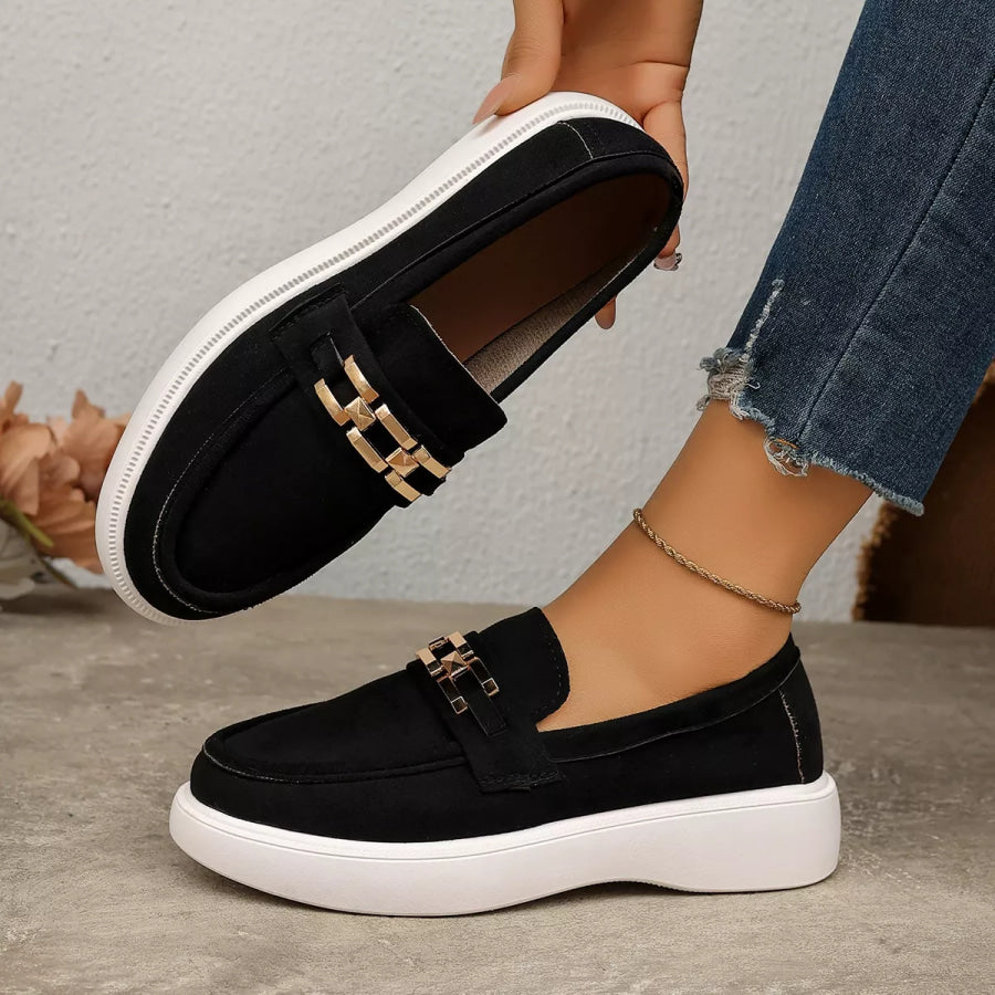 Round Toe Slip-Ons Apparel and Accessories