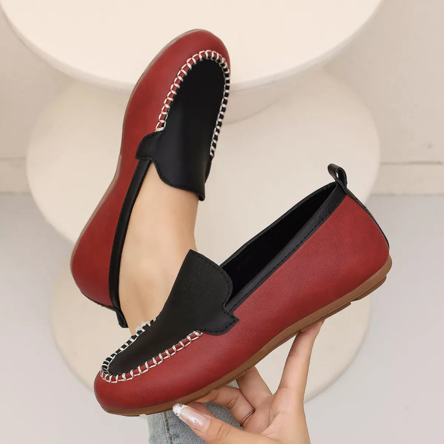 Round Toe Slip-Ons Apparel and Accessories