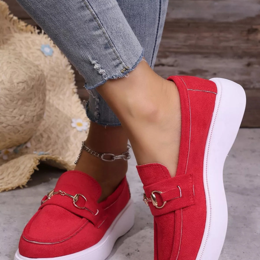 Round Toe Slip-Ons Apparel and Accessories