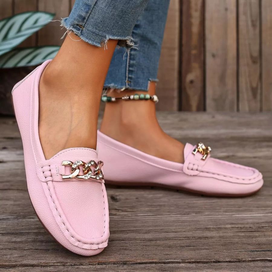 Round Toe Slip-Ons Apparel and Accessories