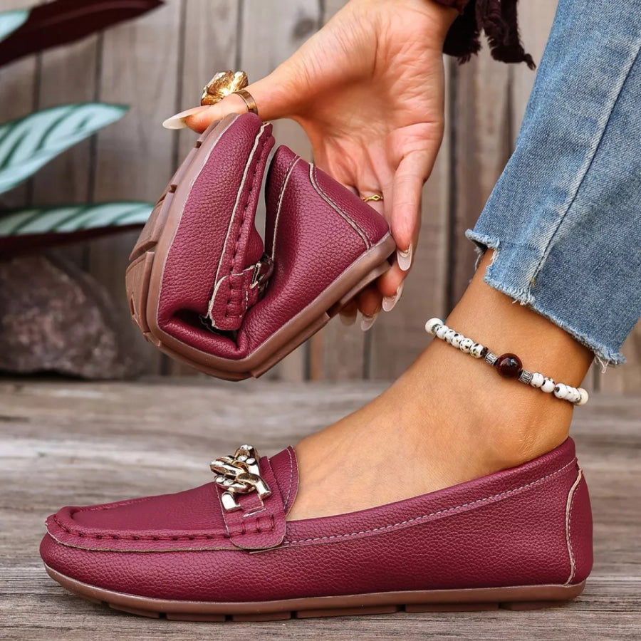 Round Toe Slip-Ons Apparel and Accessories