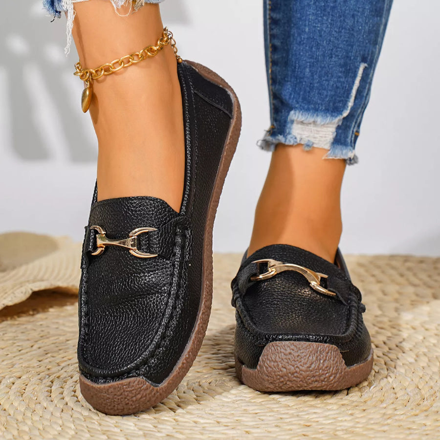 Round Toe Slip-Ons Apparel and Accessories