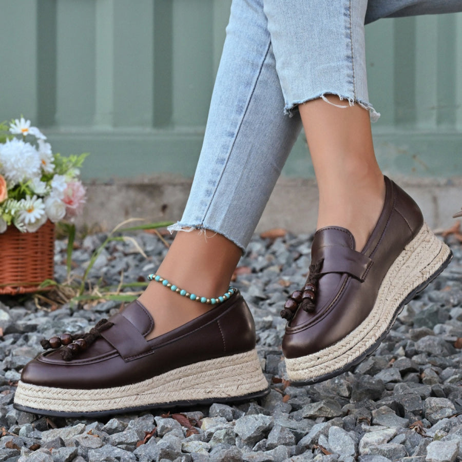 Round Toe Slip-Ons Apparel and Accessories