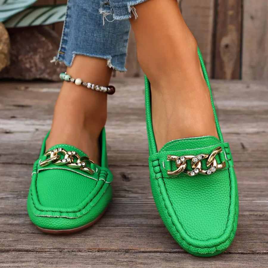 Round Toe Slip-Ons Apparel and Accessories