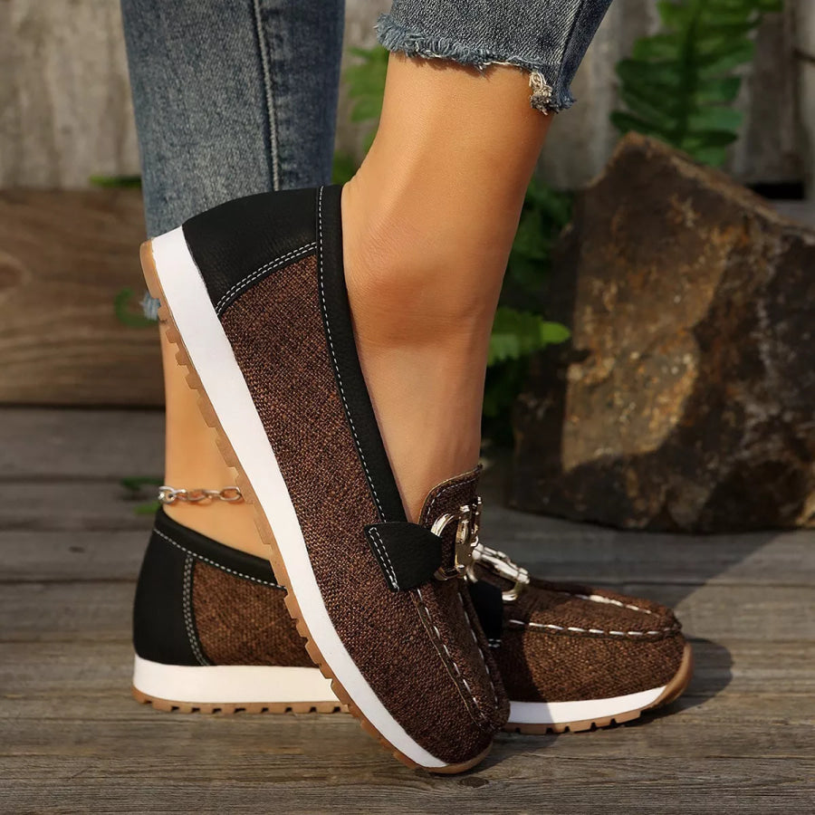 Round Toe Slip-Ons Apparel and Accessories