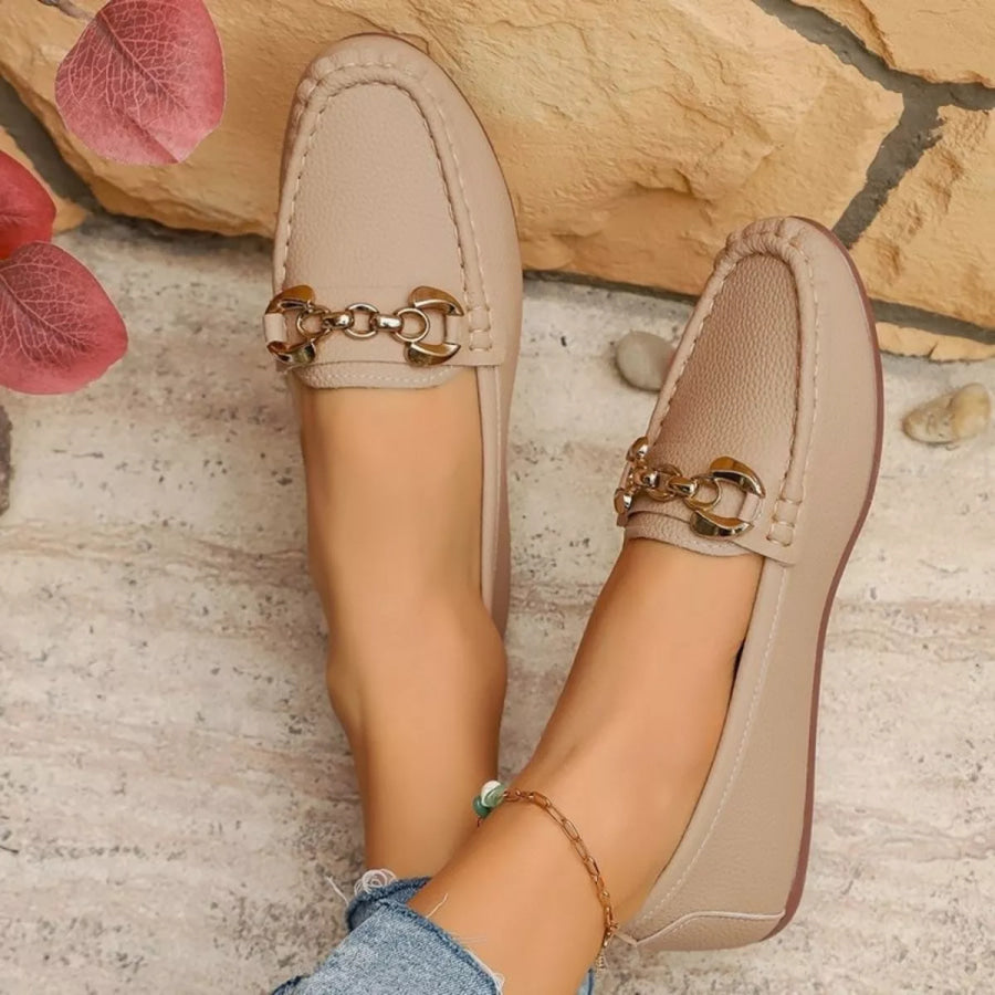 Round Toe Slip-Ons Apparel and Accessories