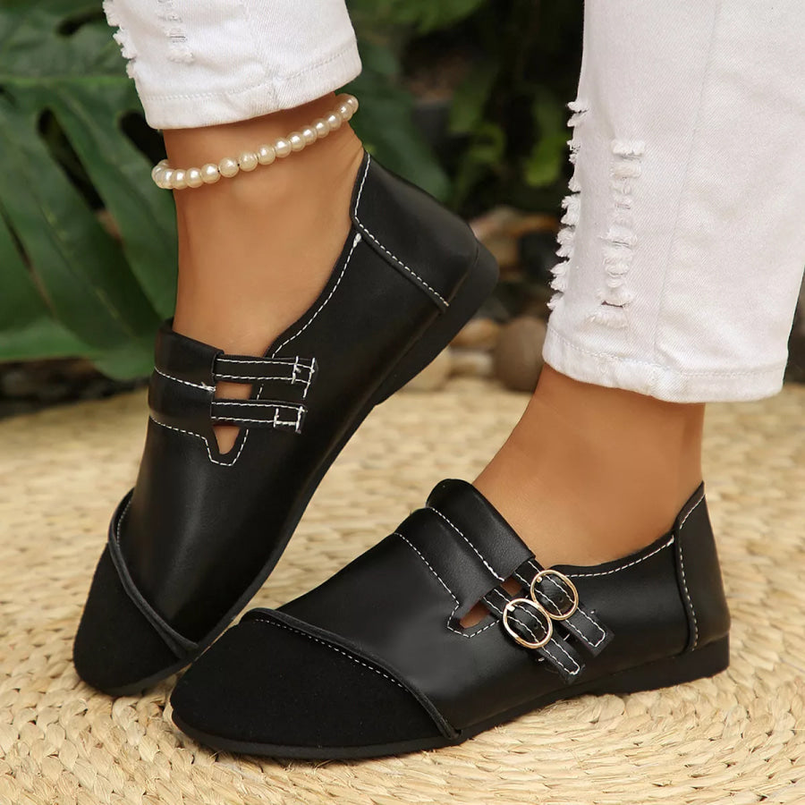Round Toe Slip-Ons Apparel and Accessories