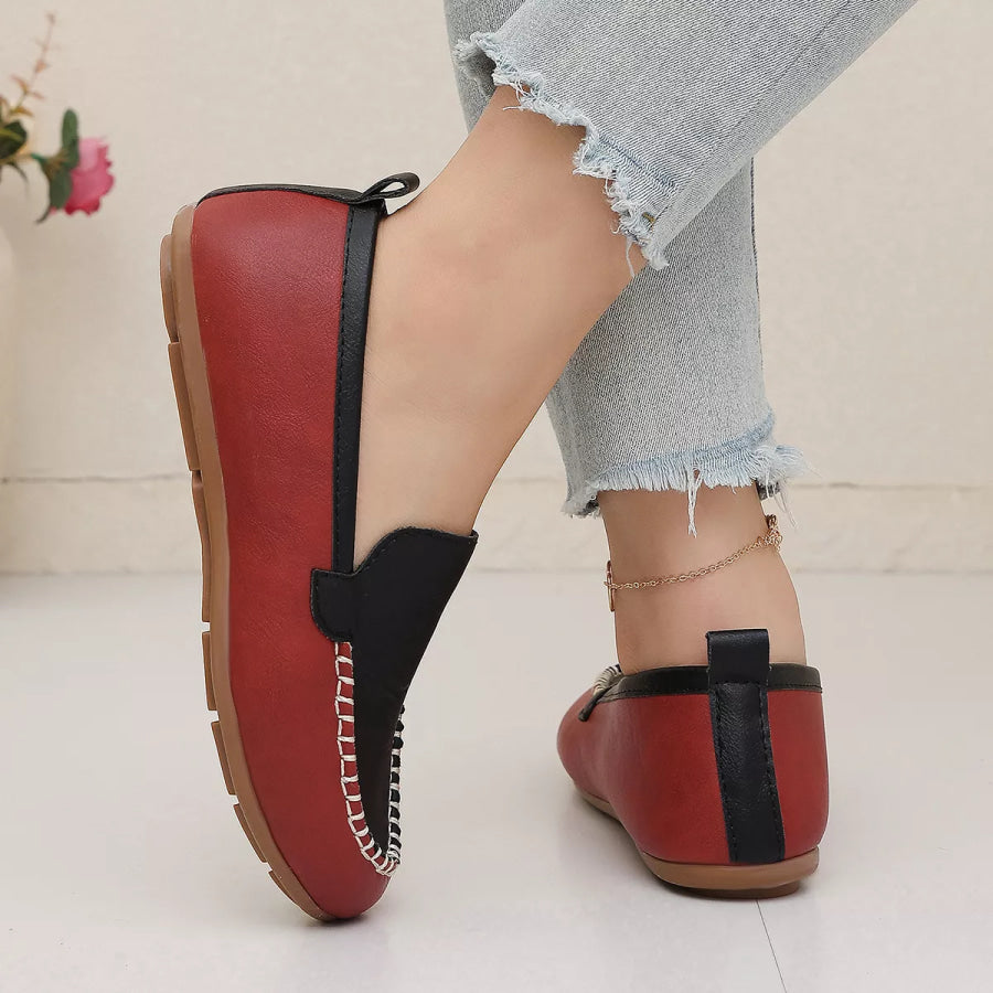 Round Toe Slip-Ons Apparel and Accessories