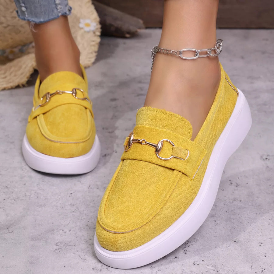 Round Toe Slip-Ons Apparel and Accessories