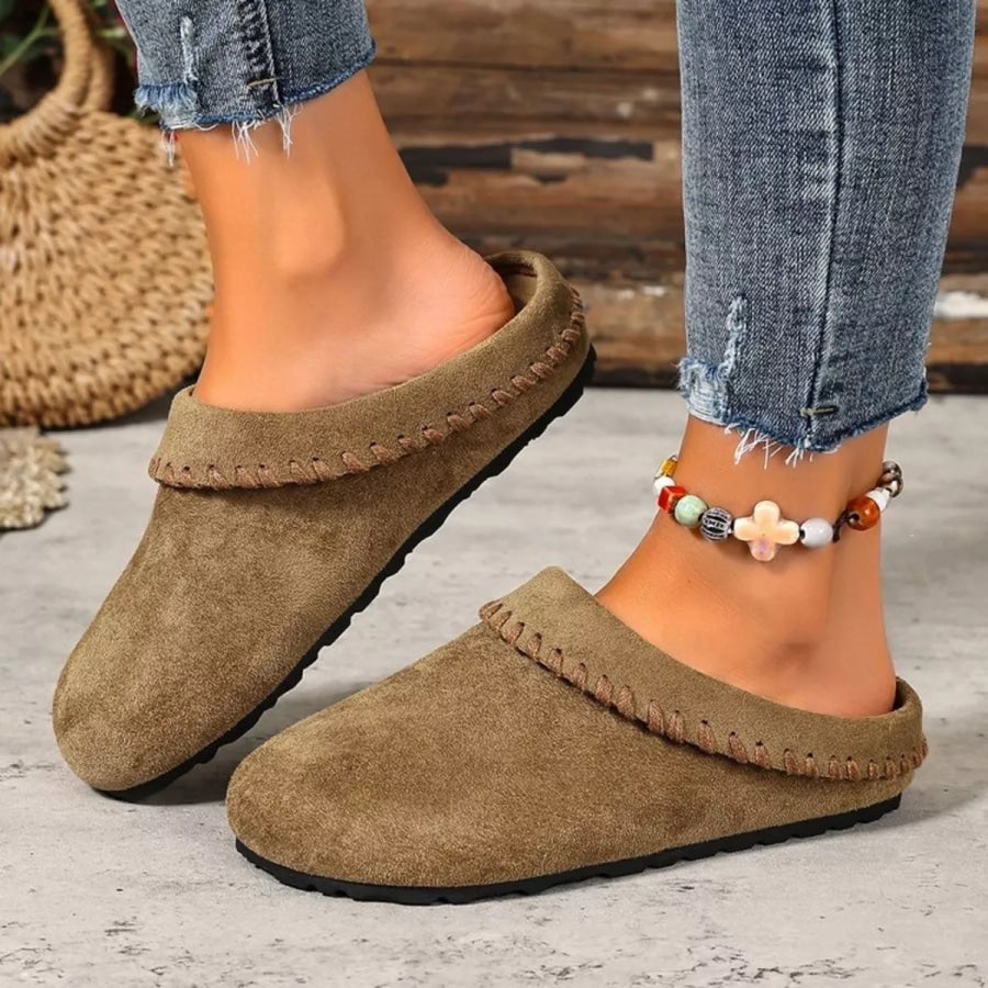 Round Toe Slip-Ons Apparel and Accessories