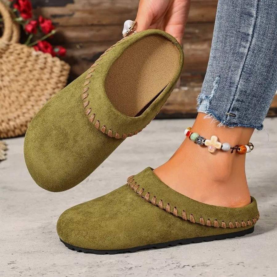 Round Toe Slip-Ons Apparel and Accessories