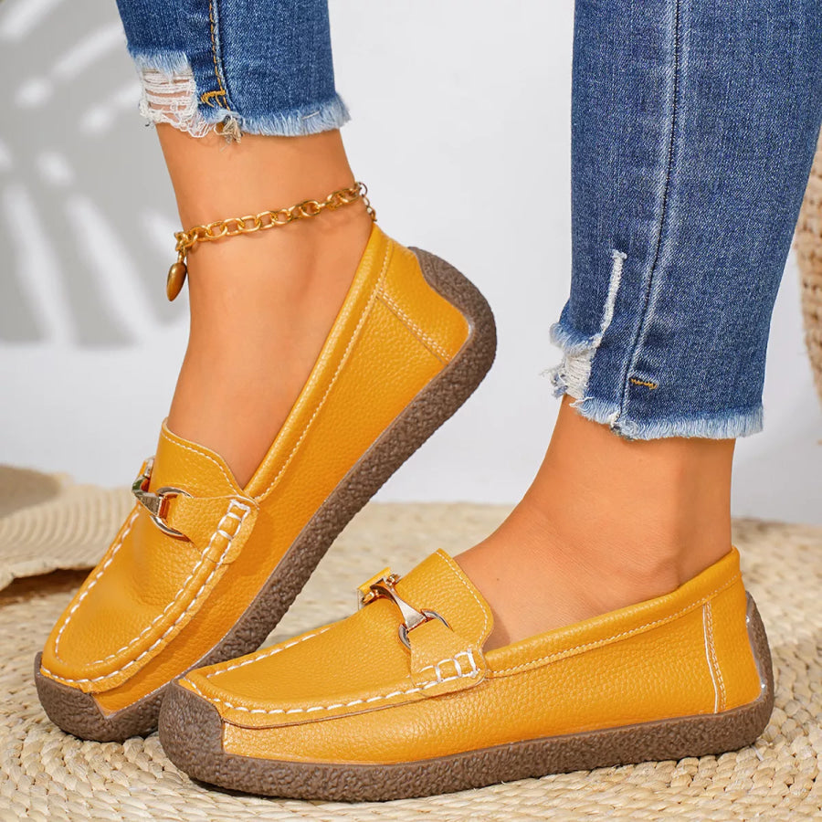 Round Toe Slip-Ons Apparel and Accessories