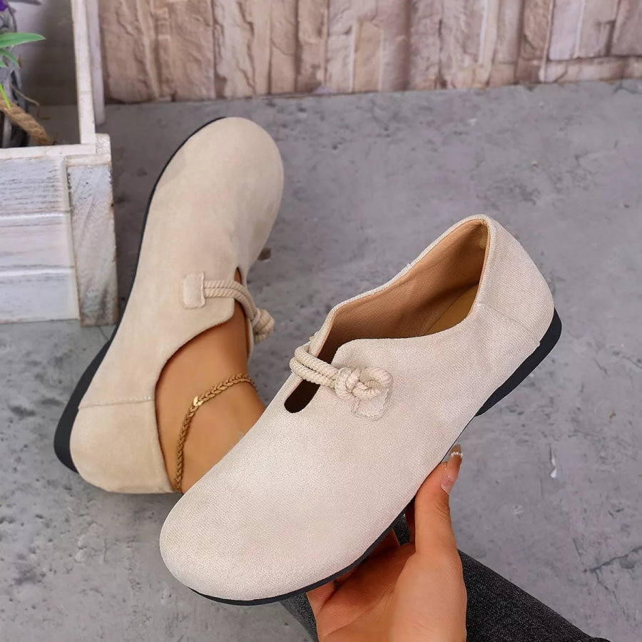 Round Toe Slip-Ons Apparel and Accessories