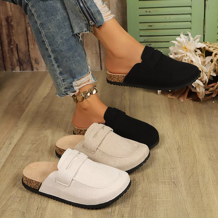 Round Toe Slip-Ons Apparel and Accessories