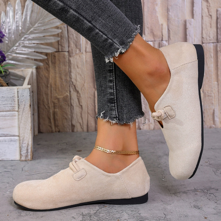 Round Toe Slip-Ons Apparel and Accessories