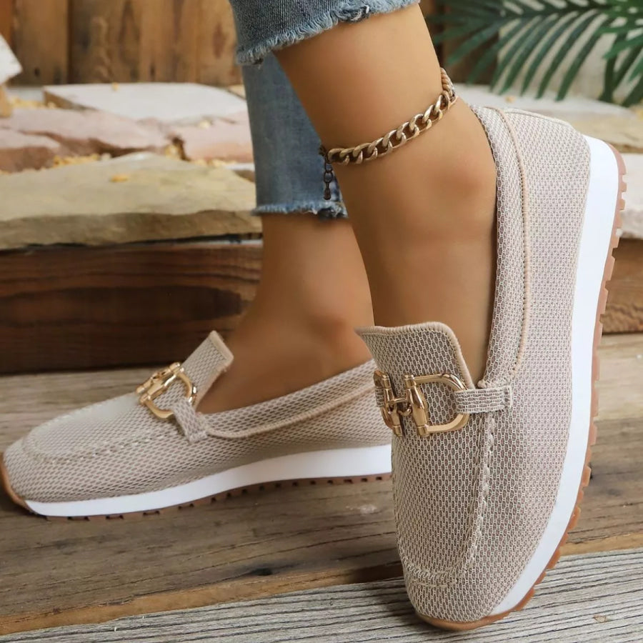 Round Toe Slip-Ons Apparel and Accessories
