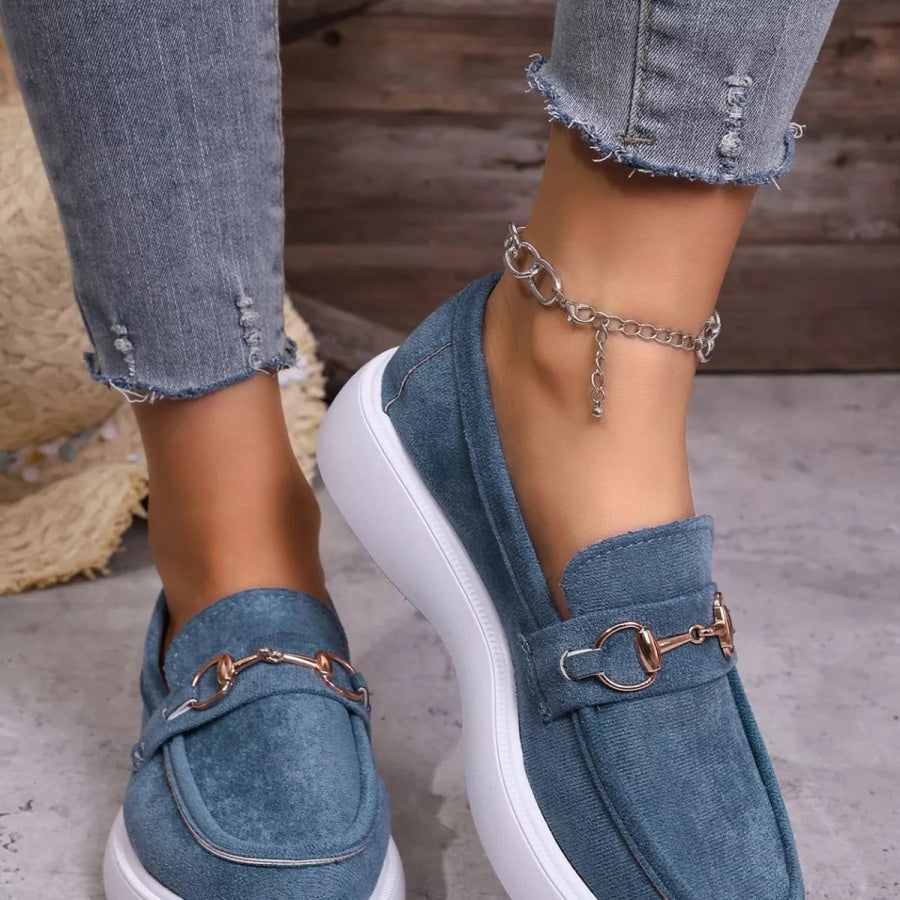 Round Toe Slip-Ons Apparel and Accessories