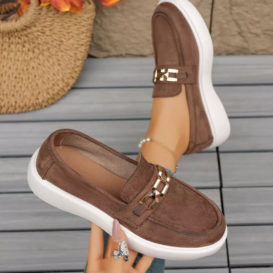 Round Toe Slip-Ons Apparel and Accessories