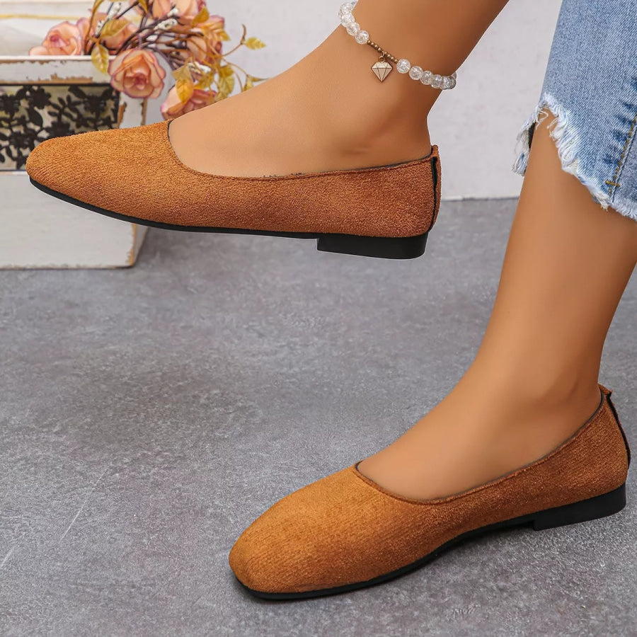 Round Toe Slip-Ons Apparel and Accessories