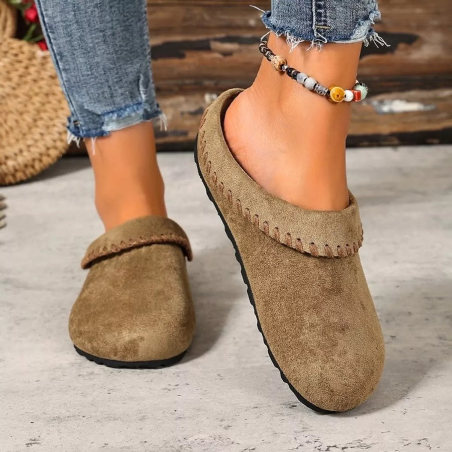Round Toe Slip-Ons Apparel and Accessories