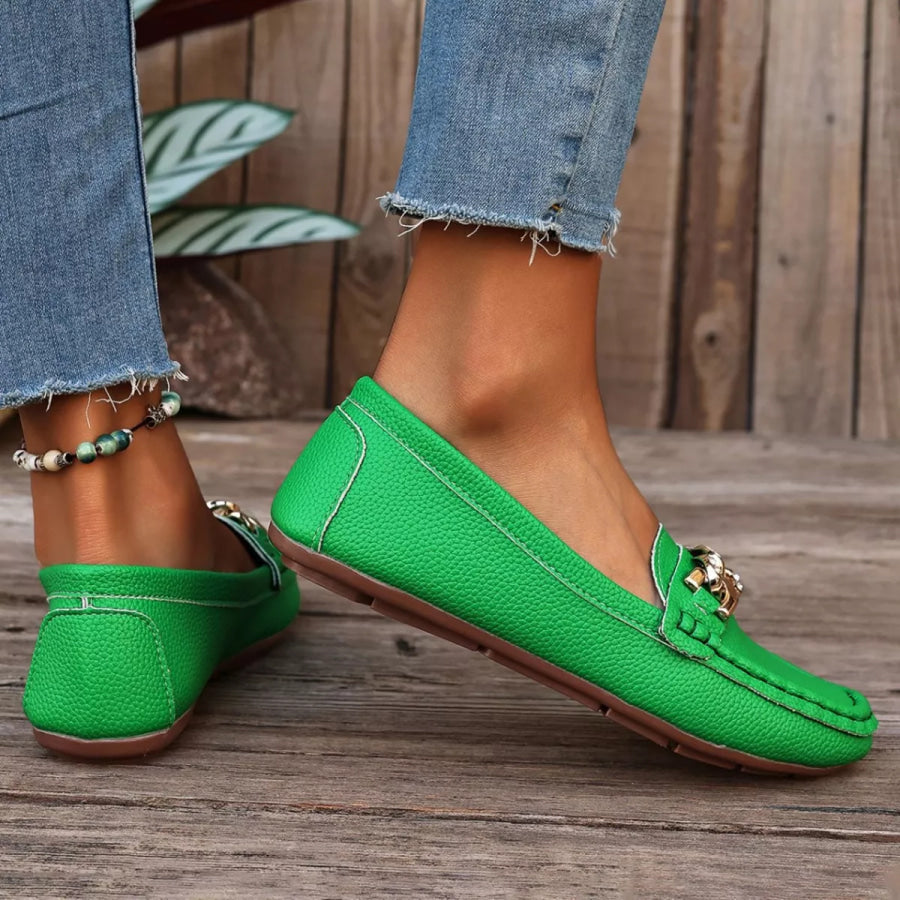 Round Toe Slip-Ons Apparel and Accessories