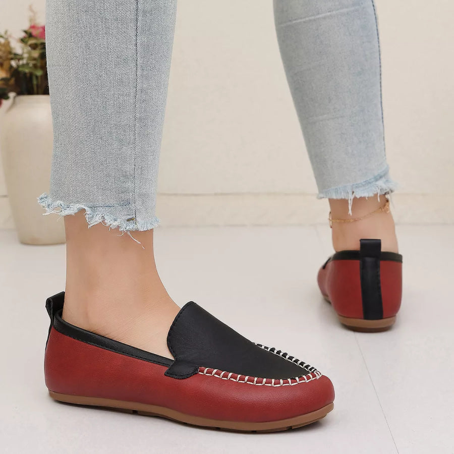 Round Toe Slip-Ons Apparel and Accessories
