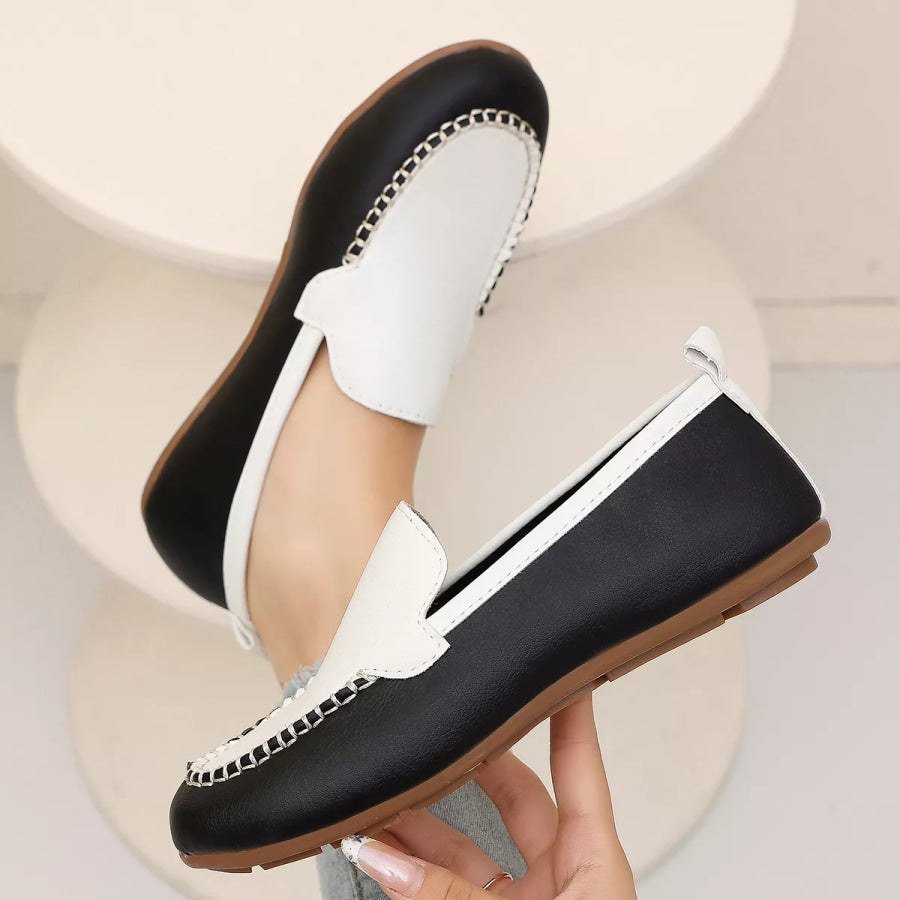 Round Toe Slip-Ons Apparel and Accessories