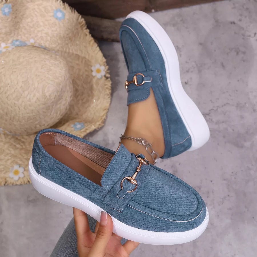 Round Toe Slip-Ons Apparel and Accessories