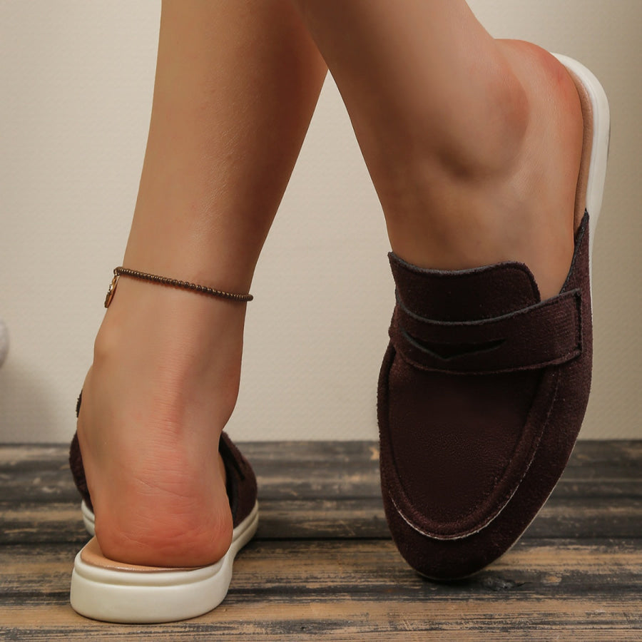 Round Toe Slip-Ons Apparel and Accessories