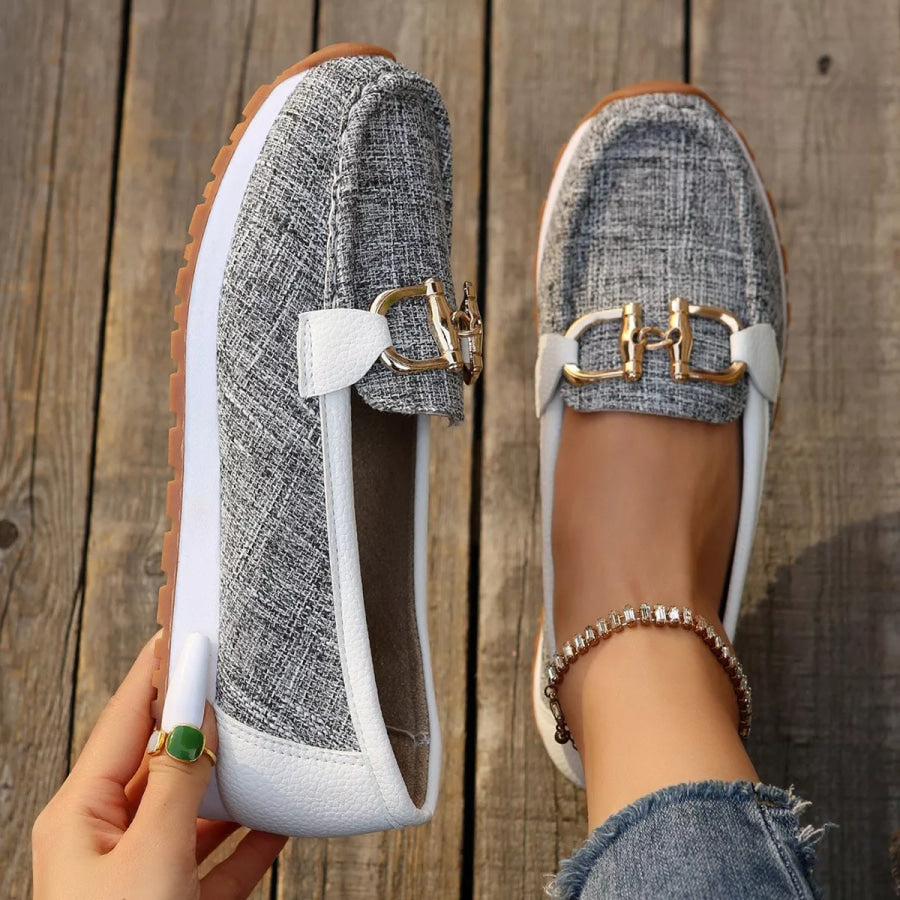 Round Toe Slip-Ons Apparel and Accessories