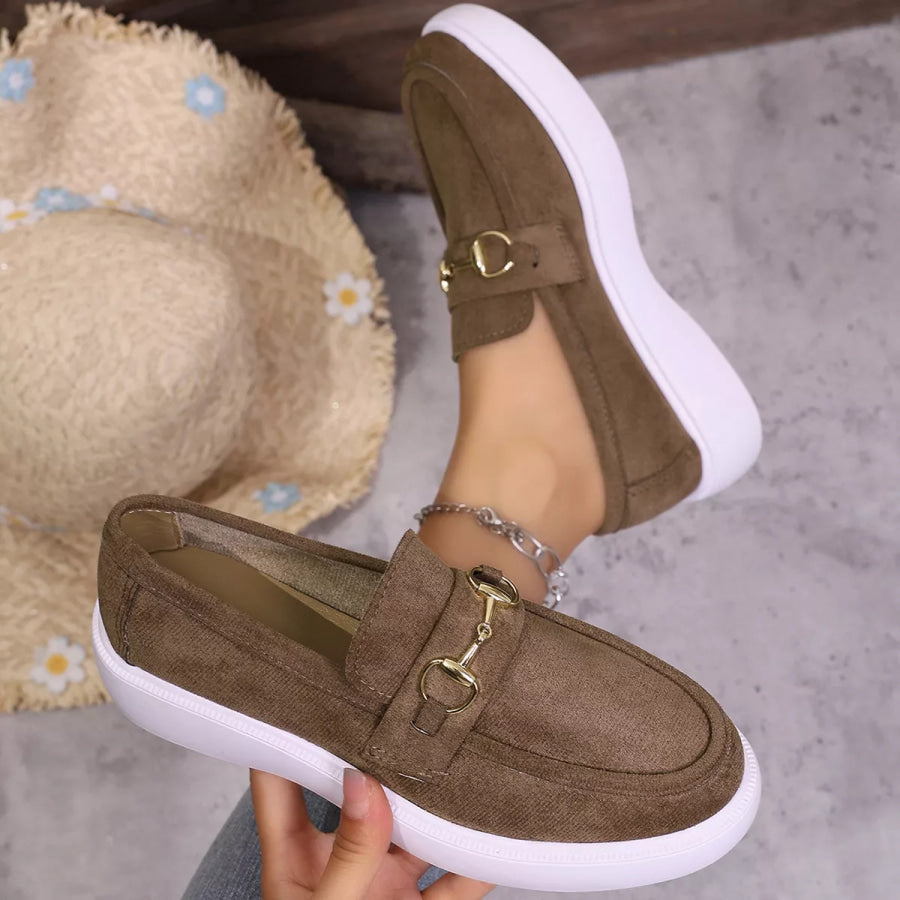 Round Toe Slip-Ons Apparel and Accessories