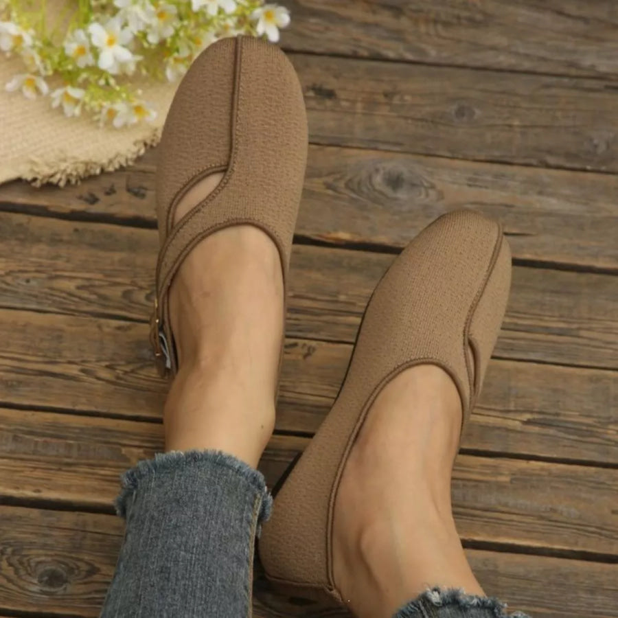Round Toe Slip-Ons Apparel and Accessories