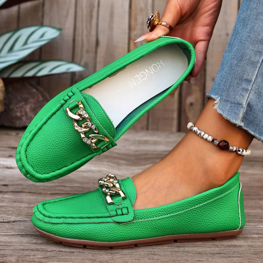 Round Toe Slip-Ons Apparel and Accessories