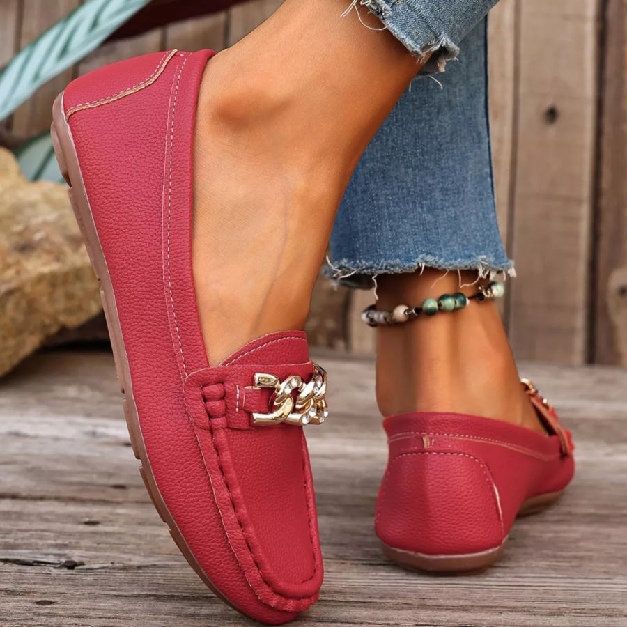 Round Toe Slip-Ons Apparel and Accessories