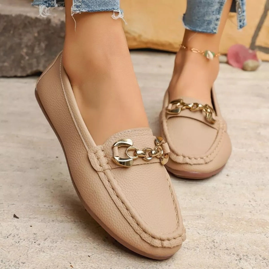 Round Toe Slip-Ons Apparel and Accessories