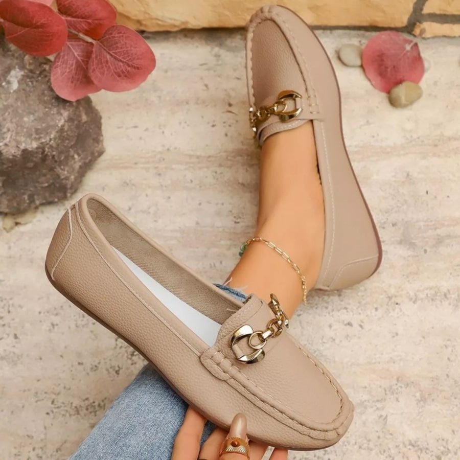 Round Toe Slip-Ons Apparel and Accessories