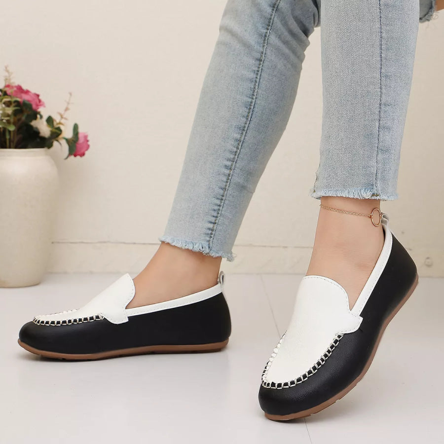 Round Toe Slip-Ons Apparel and Accessories
