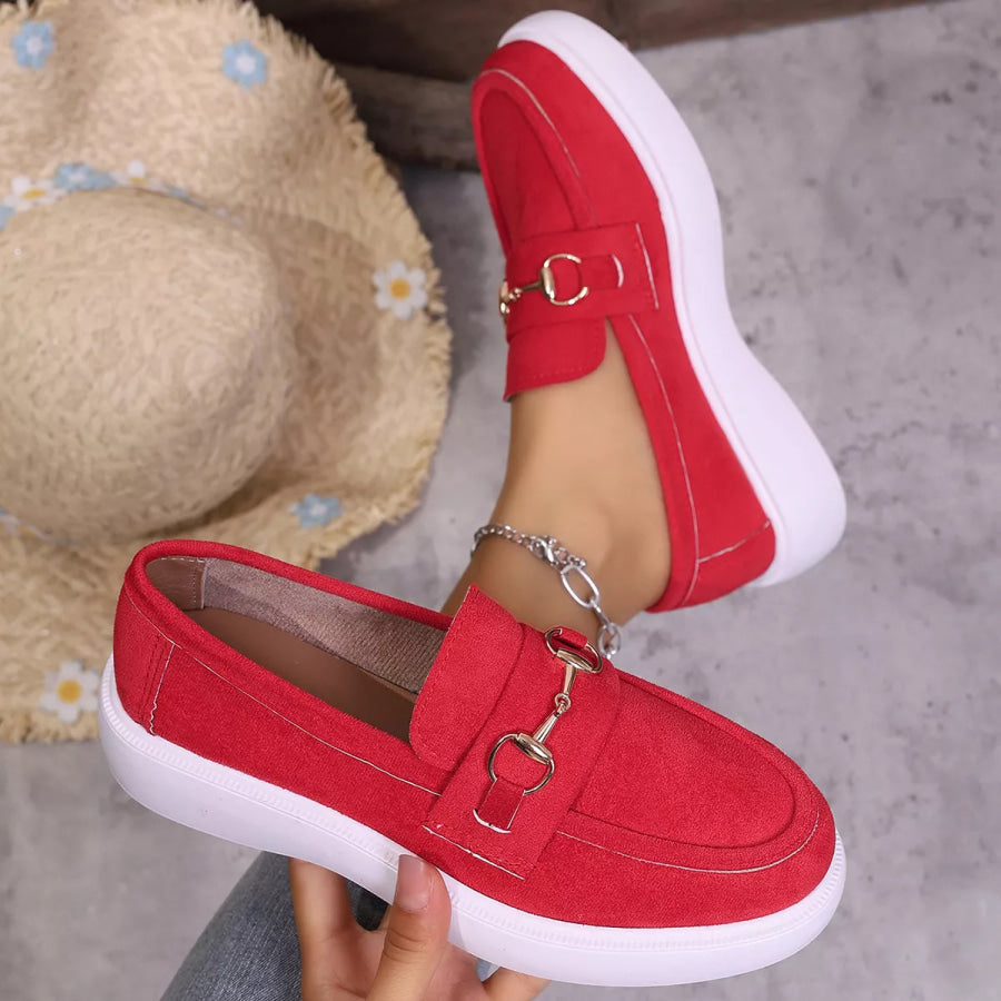 Round Toe Slip-Ons Apparel and Accessories
