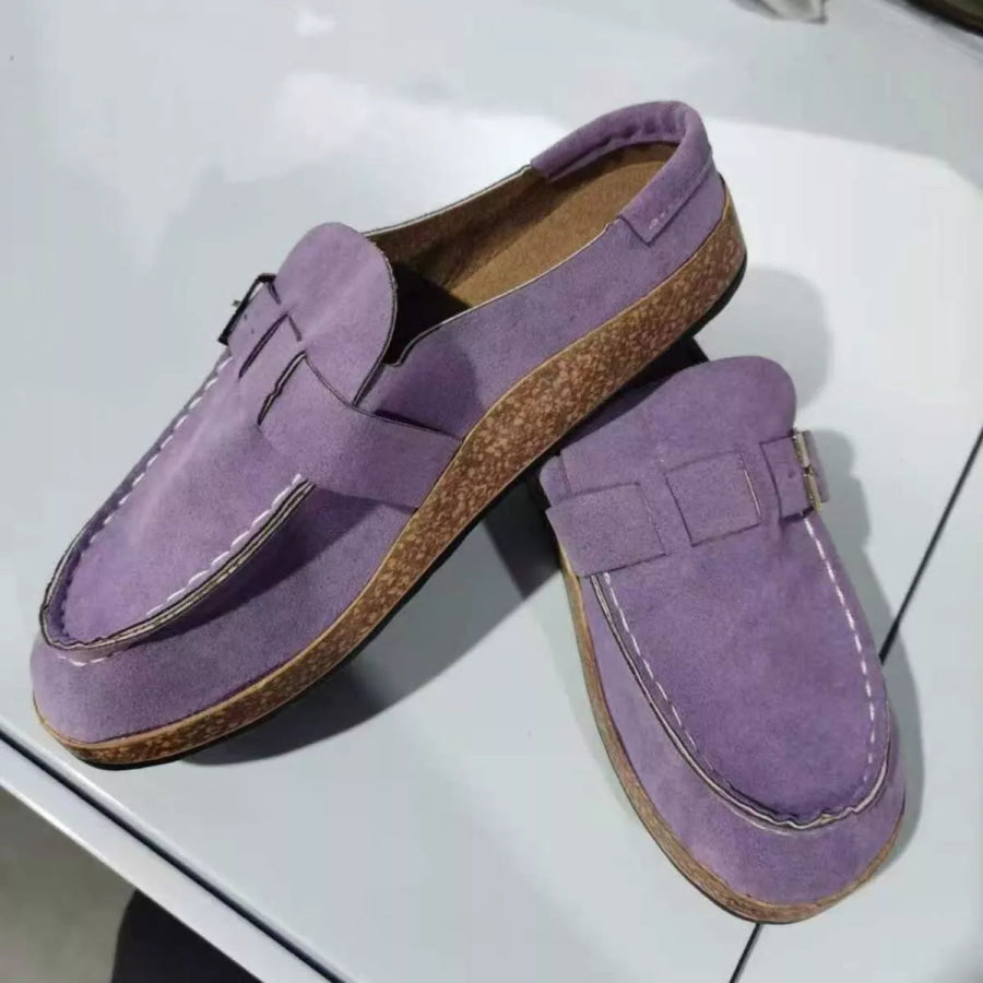 Round Toe Slip-Ons Apparel and Accessories