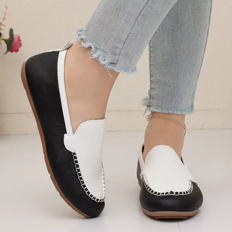 Round Toe Slip-Ons Apparel and Accessories